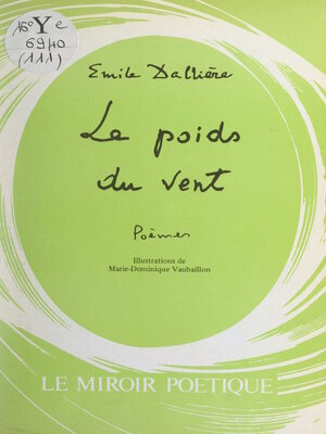 cover image of Le poids du vent